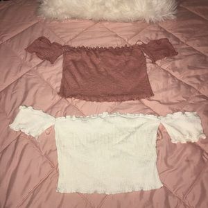 Pink & White Crop Top Bundle